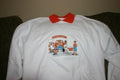 Adult Sweatshirt - Embroidered with a Tailgate Party Scene - U Pic Size, Collar and Colors - Small to XXLarge