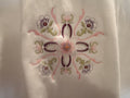 Beautiful Floral in Purple and Pinks- Sweatshirt - U Pic Size and Collar - Small to XXLarge